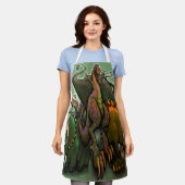 恐竜のエプロン エプロン (着用した状態)