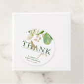 恐竜のエレガント緑と金ゴールドの赤ちゃんシャワー フェイバータグ (インサイチュ)