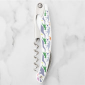 恐竜のカラフルパターン(ライト) ソムリエナイフ (正面)