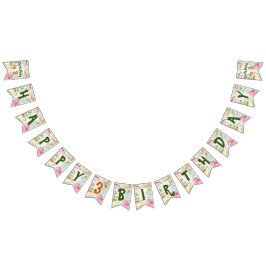 恐竜のカラフル幼児の誕生日パーティー バンティングフラッグ