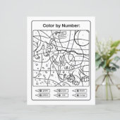 恐竜のカラーリングページ番号 – Two Dinos (スタンド正面)