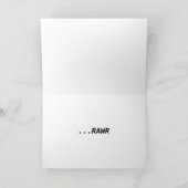 恐竜のカードラーは恐竜で「愛してる」という意味だ カード (内部)