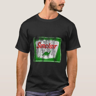 恐竜のガソリンスタンドヴィンテージレトロメンズウォメンズ Tシャツ