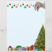 恐竜のクリスマスの文房具 (裏面)