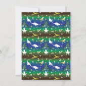 恐竜のクリスマスツリー シーズンカード (正面)