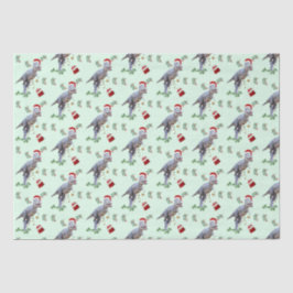 恐竜のクリスマスティッシュペーパー 薄葉紙