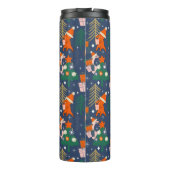 恐竜のクリスマスパーティーブルー タンブラー (裏面)