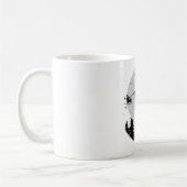 恐竜のクリスマス・キッド贈り物、家族の装飾 コーヒーマグカップ (左)