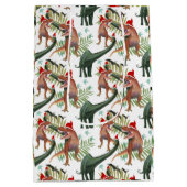 恐竜のクリスマス ミディアムペーパーバッグ (裏面)