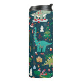 恐竜のクリスマス：新年おめでとう タンブラー (回転左)