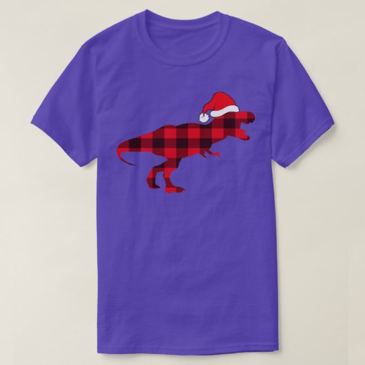 恐竜のクリスマス Tシャツ (デザイン正面)