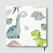 恐竜のゲストブックの誕生日 ゲストブック (裏面)