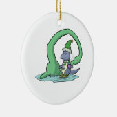 恐竜のココアのオーナメント セラミックオーナメント (右)