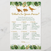 恐竜のサファリあなたの財布シャワーゲームに何が (正面)