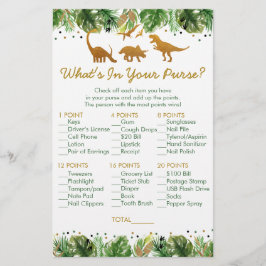 恐竜のサファリあなたの財布シャワーゲームに何が