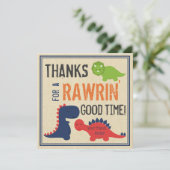 恐竜のサンキューカード サンキューカード (スタンド正面)