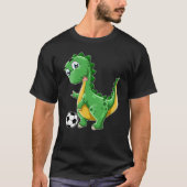 恐竜のサ遊ッカーディノスポーツ Tシャツ (正面)