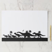 恐竜のシルエット ペーパーパッド (インサイチュ)