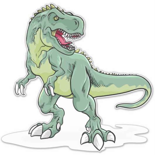 恐竜のシール シール (正面)
