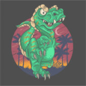 恐竜のシール シール (正面)