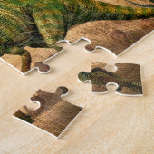 恐竜のジグソーパズルティラノサウルスの贈り物は男の子のために ジグソーパズル (側面)