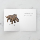 恐竜のジャングルカード カード (内部)