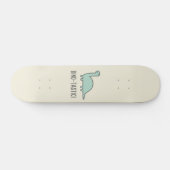 恐竜のジュラ紀の三畳紀の有史以前の生物のka スケートボード (横)