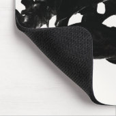 恐竜のスカル骨格のシルエット マウスパッド (コーナー)