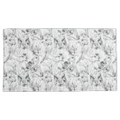 恐竜のスケッチ 枕カバー (正面右)