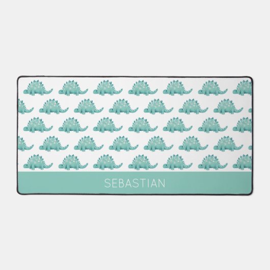 恐竜のステゴサウルスの名 デスクマット (正面)