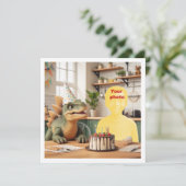 恐竜のステゴサウルスの誕生日だよ！ カード (スタンド正面)