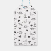 恐竜のストンプチョンプロア誕生日ありがとう ギフトタグ (裏面)