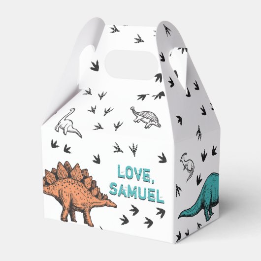 恐竜のストンプチョンプロア誕生日ありがとう フェイバーボックス (裏面サイド)