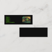 恐竜のスパイ スキニー名刺 (正面/裏面)