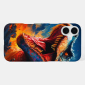 恐竜のスマホケース iPhoneケース (裏面横)