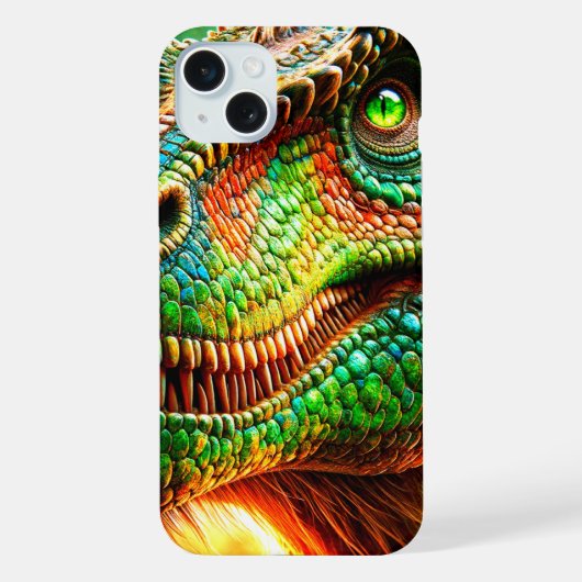 恐竜のスマホケース iPhoneケース (裏面)