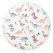 恐竜のセラミックプル セラミックノブ (正面)