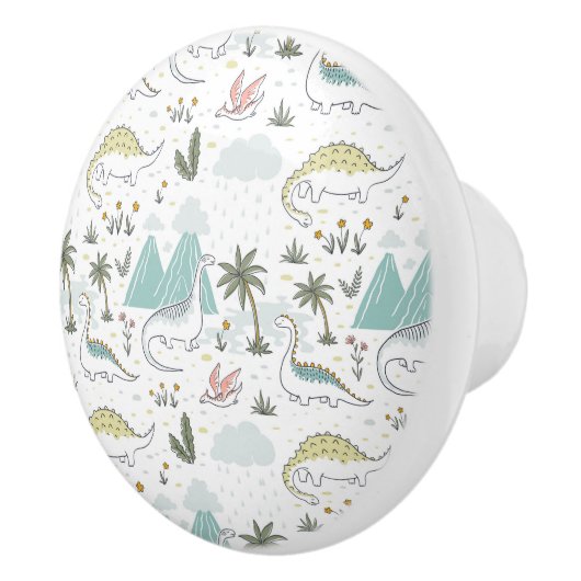 恐竜のセラミックプル セラミックノブ (右)