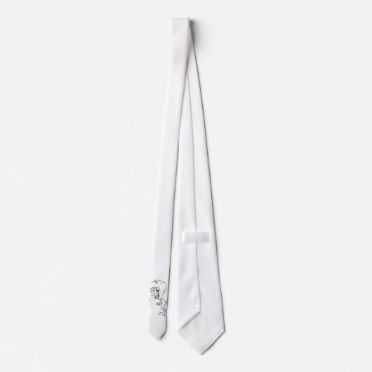 恐竜のタイ ネクタイ (裏面)