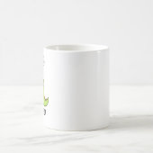 恐竜のダジャレ ディノサウルスのおもしろい駄洒落 コーヒーマグカップ (中央)