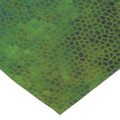 恐竜のテーブルを隠すグリーンランナー ロングテーブルランナー (コーナー)