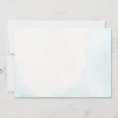 恐竜のテーマの赤ちゃんシャワーの招待状 招待状 (裏面)