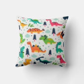 恐竜のディーノの漫画はジュラ紀のElasmosaursをからかいます クッション (裏面)