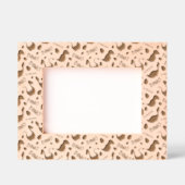 恐竜のデザイン彫刻フレーム レーザー彫刻フレーム (正面)