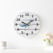 恐竜のトレックスデコー素朴ルシプラップ大時計 ラージ壁時計 (ホーム)