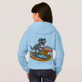 恐竜のドクロ島 グラフィックTシャツ (裏面フル)