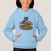 恐竜のドクロ島 グラフィックTシャツ (正面)