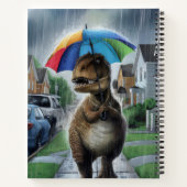 恐竜のノート。 ノートブック (裏面)