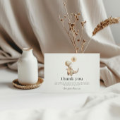 恐竜のバルーン1st誕生日 – サンキューカード 招待状