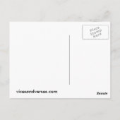 恐竜のバー ポストカード (裏面)